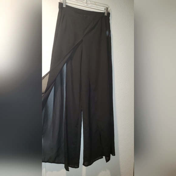 BooHoo Essentials Split Leg Beach Pants - Picture 7 of 9